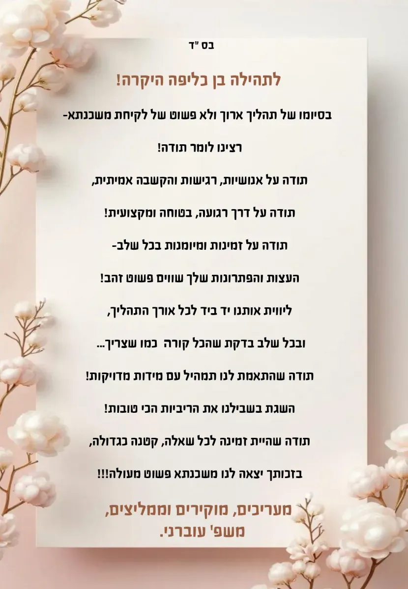 תהילה בן כליפה יעוץ משכנתאות - 2