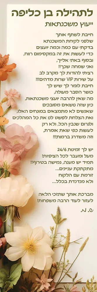 תהילה בן כליפה יעוץ משכנתאות - 5